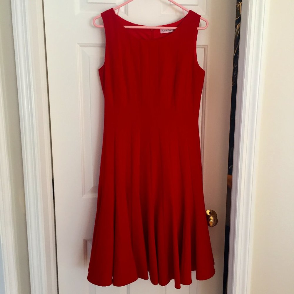 Calvin Klein Red Dress